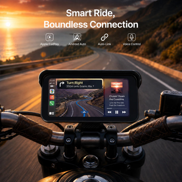 C6 Pro GPS और एंटी-थेफ्ट प्रोटेक्शन के साथ इंटीग्रेटेड मोटरसाइकिल वीडियो रिकॉर्डर