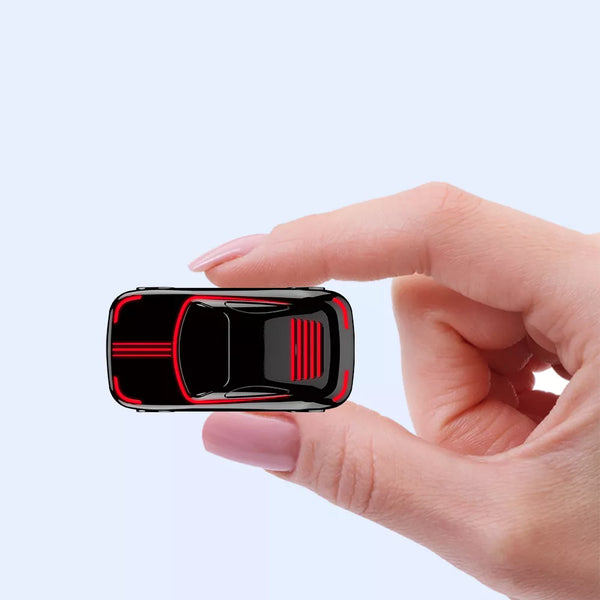 WA18 वायरलेस कारप्ले AI बॉक्स RGB एम्बिएंट लाइट्स के साथ