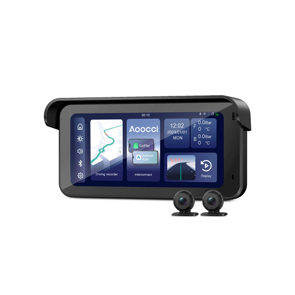 C6 Pro Integrated Motorcycle Video Recorder with GPS and Anti-Theft Protection 