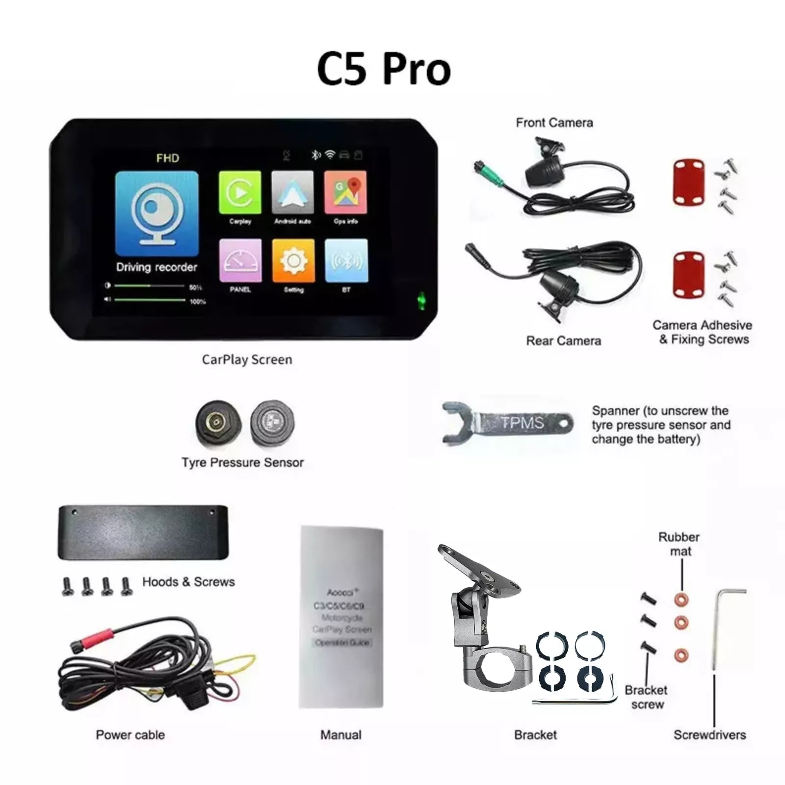 beste-motorrad-kamera-c5-pro-paket